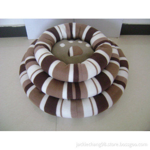 Round Fleece Dog Bed